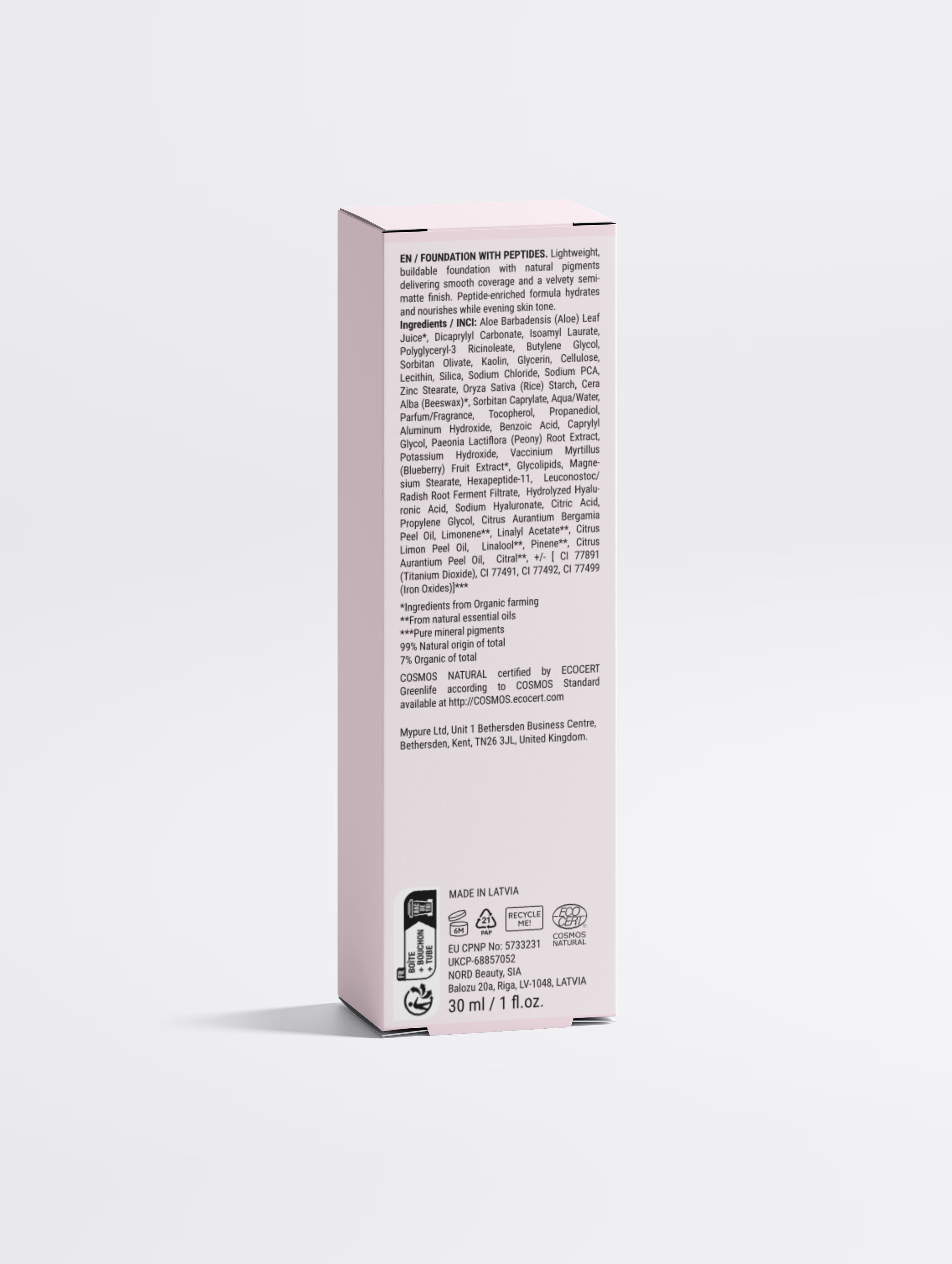 Foundation with Peptides, 15 Light Cool