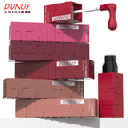 Matte Velvet Lipstick Lip Gloss Waterproof Smooth Long-Lasting Non-sticky Non-transfer Deep Red Nude Y2K Daily&Party Makeup Gift