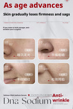Salmon DNA Sodium Anti-wrinkle Serum Ampoule Fade Fine Lines Collagen Essence Facial Moisturizing Whitening Firming Skin Care