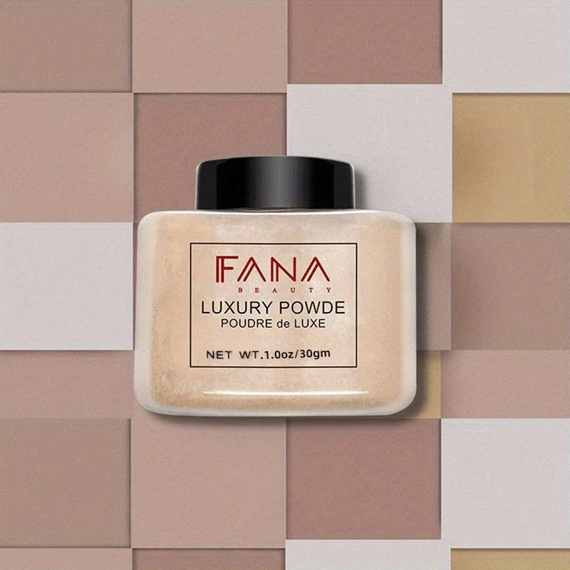 4 Color Luxury Powder for Women Face Foundation Banana Powder Bottle Loose Powder Authentic Oil-Control Beauty Make Up Art Tools