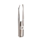 Portable Stainless Steel Led Make Up LED Light Eyelash Eyebrow Clip Tweezer Set Smart Design Hair Remove Tweezer Makeup Tool