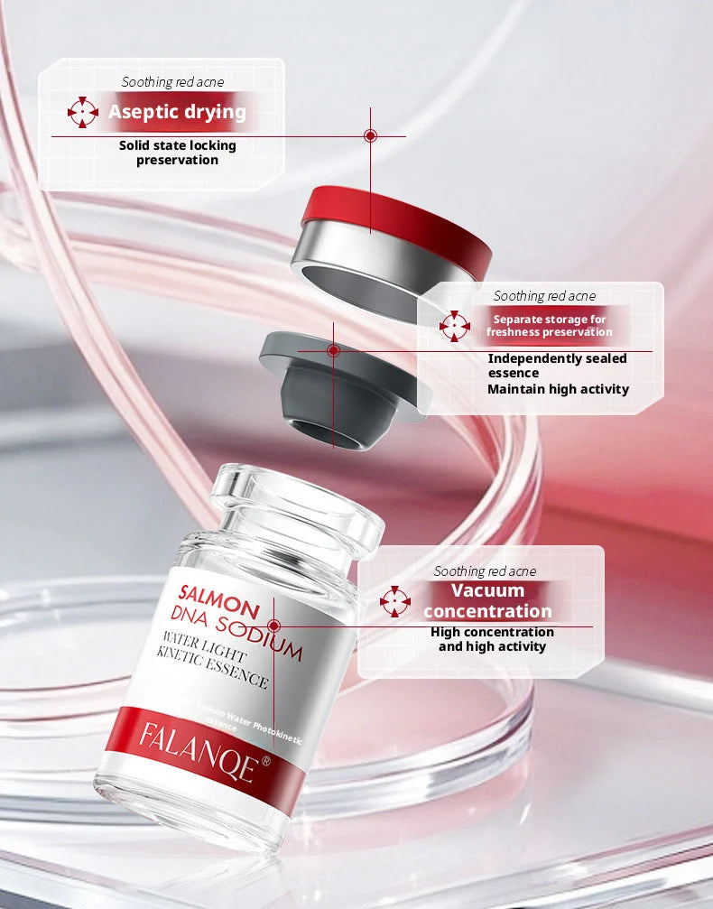 Salmon DNA Sodium Anti-wrinkle Serum Ampoule Fade Fine Lines Collagen Essence Facial Moisturizing Whitening Firming Skin Care
