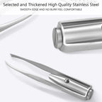Portable Stainless Steel Led Make Up LED Light Eyelash Eyebrow Clip Tweezer Set Smart Design Hair Remove Tweezer Makeup Tool
