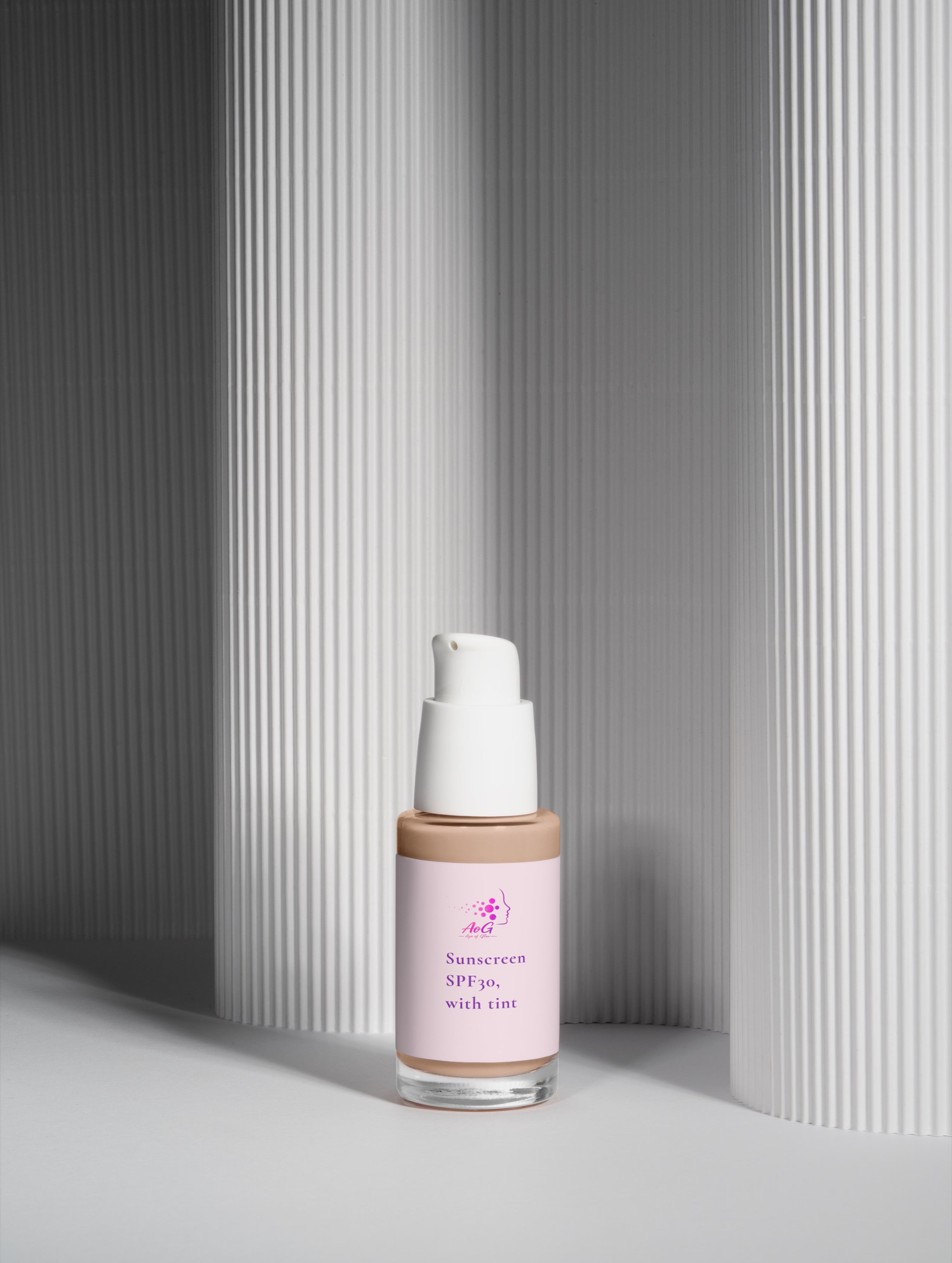 Sunscreen SPF30, with tint