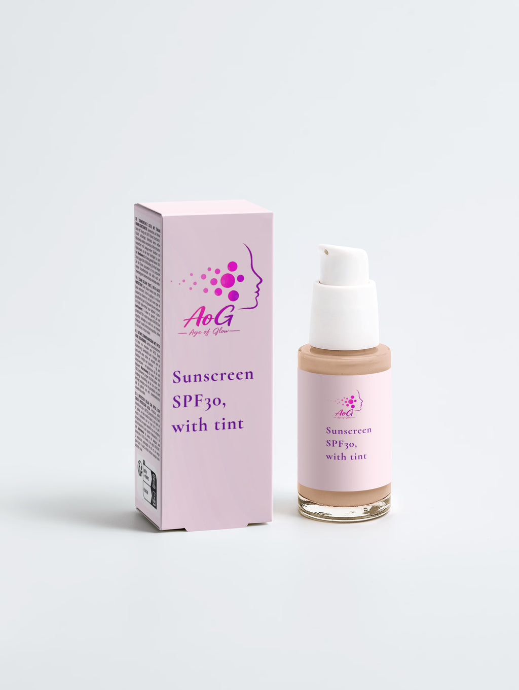 Sunscreen SPF30, with tint